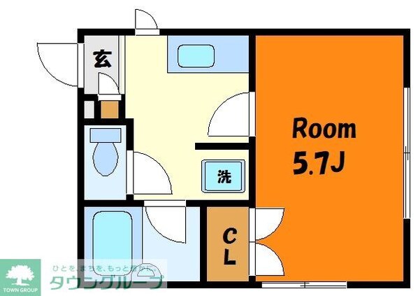 コンフォート綱島の物件間取画像